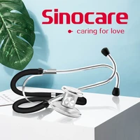 portable dual head stethoscope professional cardiology stethoscope doctor medical equipment student vet nurse medical device