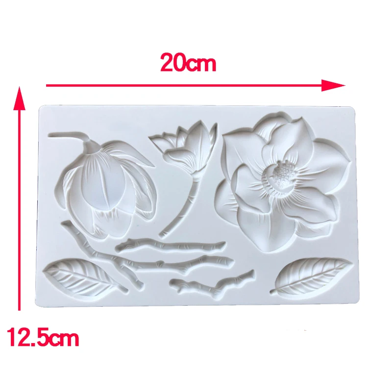 

Camellia Flower Shape Fondant Silicone Cake Mold DIY Cake Lace Decoration Chocolate Candy Baking Tools Kitchen Accessories