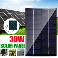 30w solar panel solar cell 12v solar panel for lamp fan pump for outdoor camping garden charger outdoor battery supply