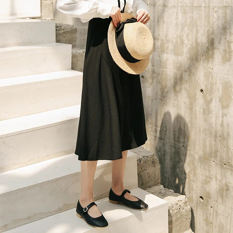 2020 сезон нерегулярные зонтик маятник половина тела юбка девушки длинные Хан