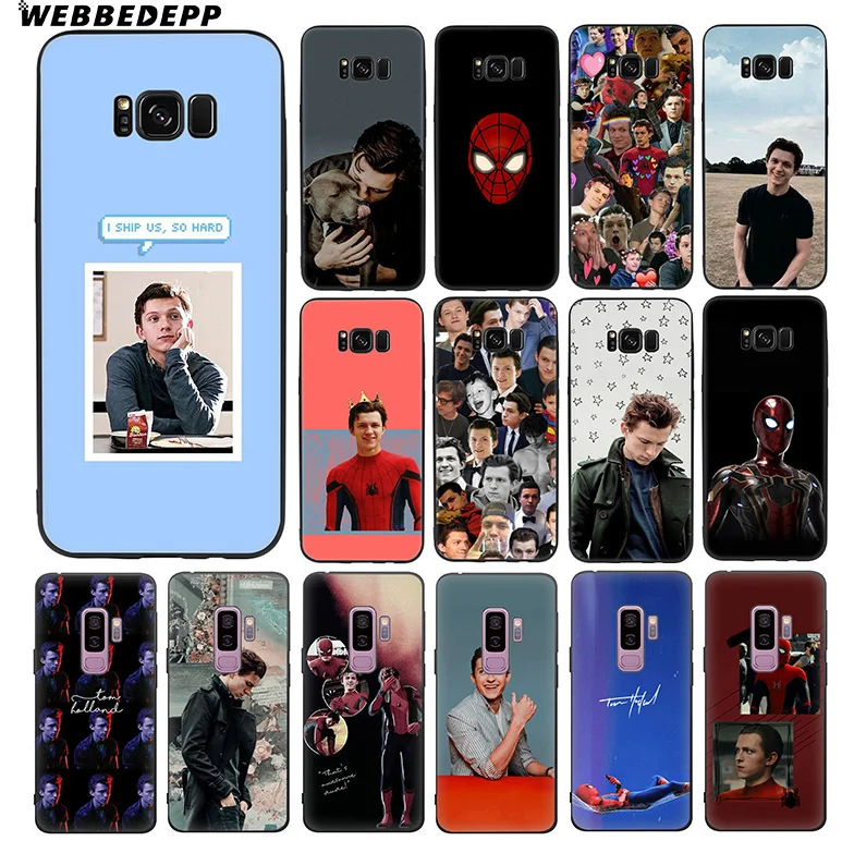 Мягкий силиконовый чехол из ТПУ с изображением Человека-паука для samsung Galaxy S10 S10e S9