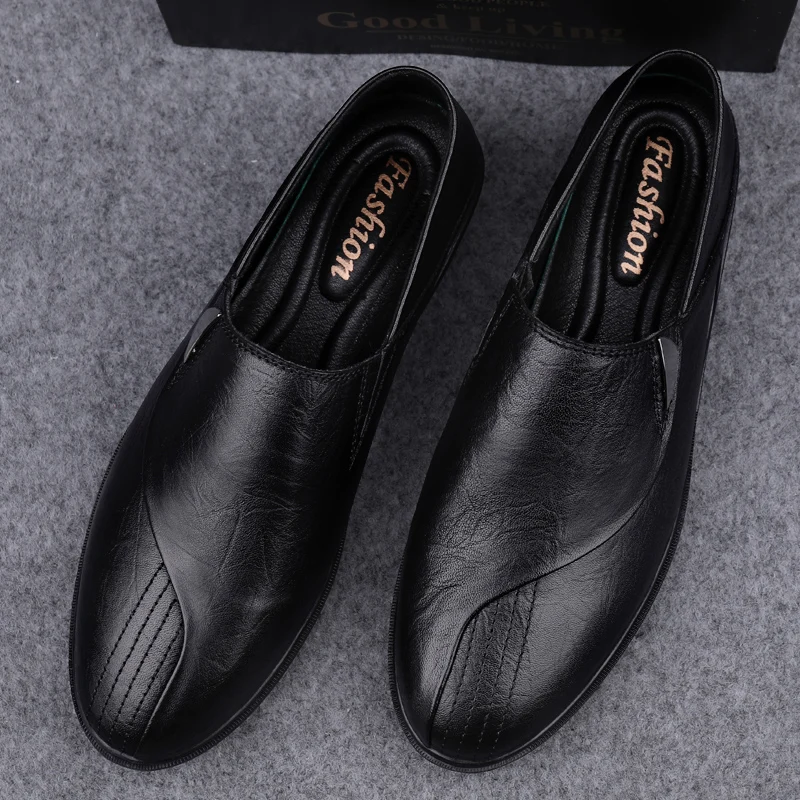 

size shos cuero loffer loafers mens en 2020 shoe hombre for sloth genuine slipon loafer man gents Male sandals zapatillas cuir