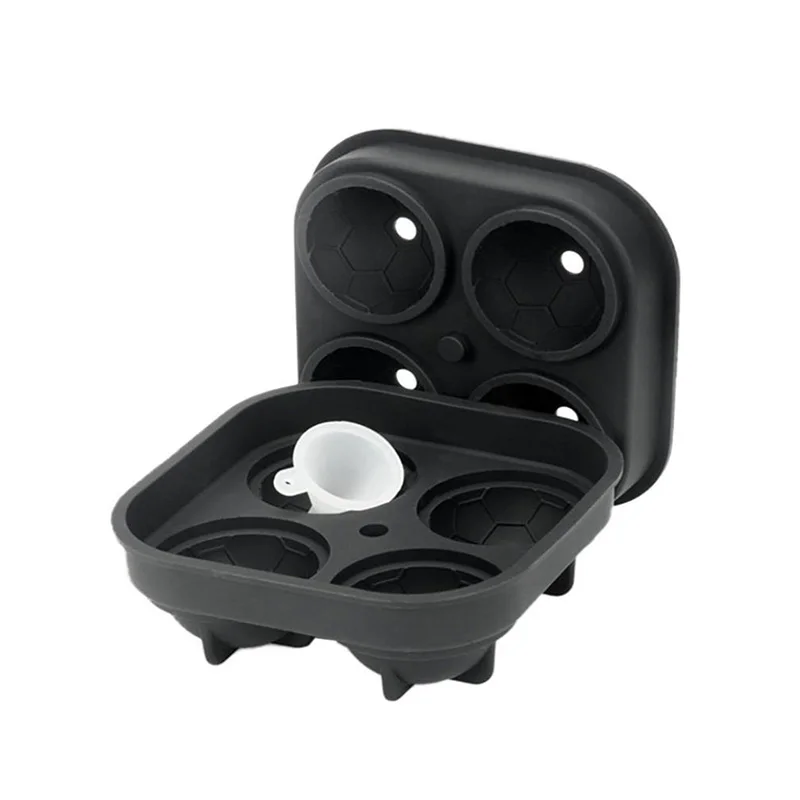 1 шт. большая силиконовая форма для льда черный прибор приготовления коктейлей