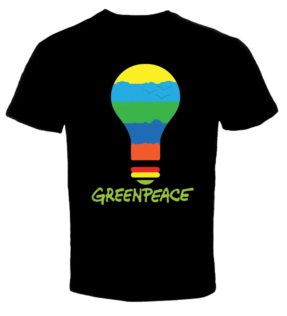 

GREENPEACE 4 New T Shirt Cartoon t shirt men Unisex New Fashion tshirt Loose Size top ajax 2018 funny t shirts 100% Cotton
