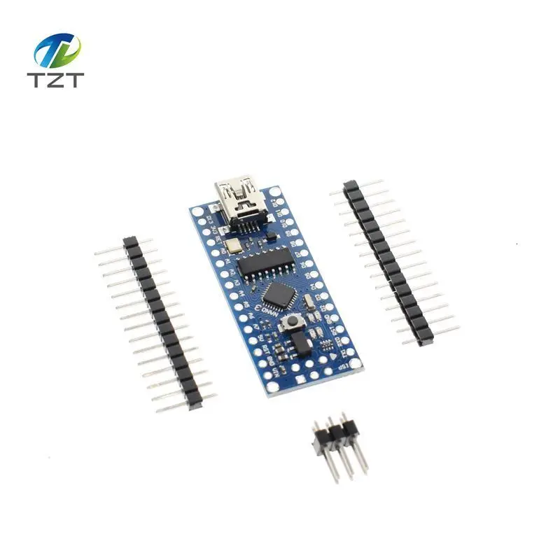 100 шт Nano 3,0 контроллер совместим с Arduino nano CH340 USB драйвер без кабеля NANO V3.0
