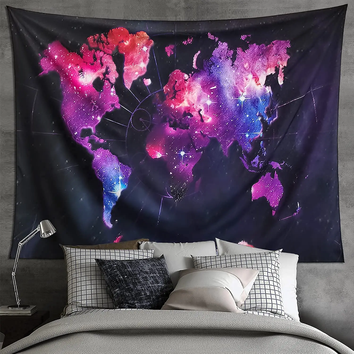 

Psychedelic Tapestry Wall Hanging, Earth Dream Creative Tapestry，Celestial Starry Sky Wall Tapestry, Wall Art Decoration