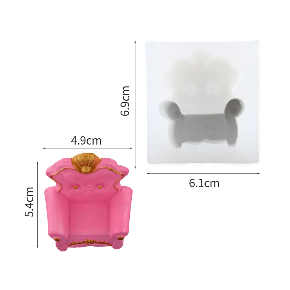 Силиконовая форма сделай сам для дивана стула формы украшения тортов помадки