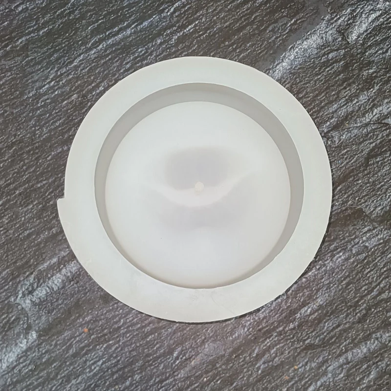Molde de silicona de inserci&oacute;n de incienso de hormig&oacute;n, bandeja de incienso de aromaterapia con dise&ntilde;o creativo en forma de boca, decoraci&oacute;n artesanal-5