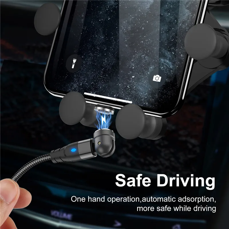 Магнитный кабель Micro usb Тип C 3A быстрая зарядка для Samsung Xiaomi mi 10 9 iPhone 11 Pro Max