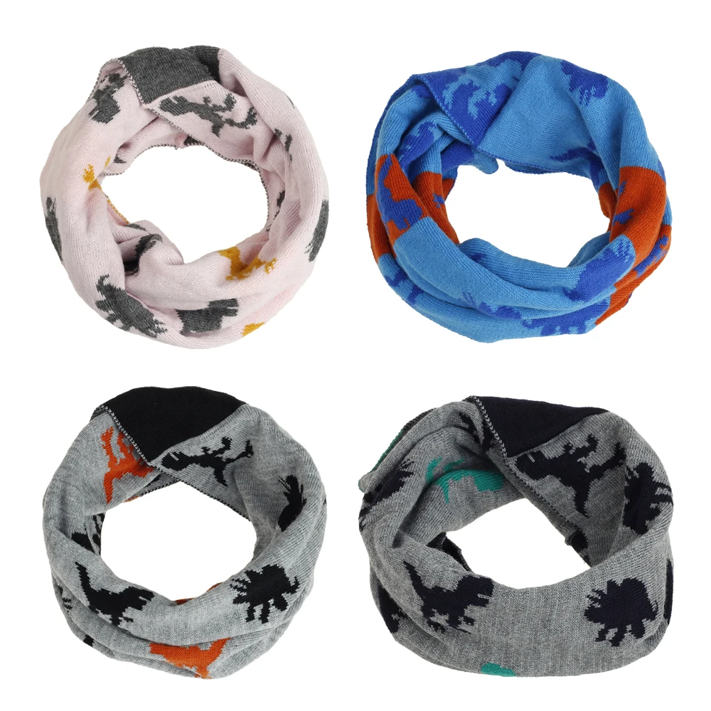 Утолщенная теплая шапка и шарф для маленьких мальчиков девочек комплект из 2