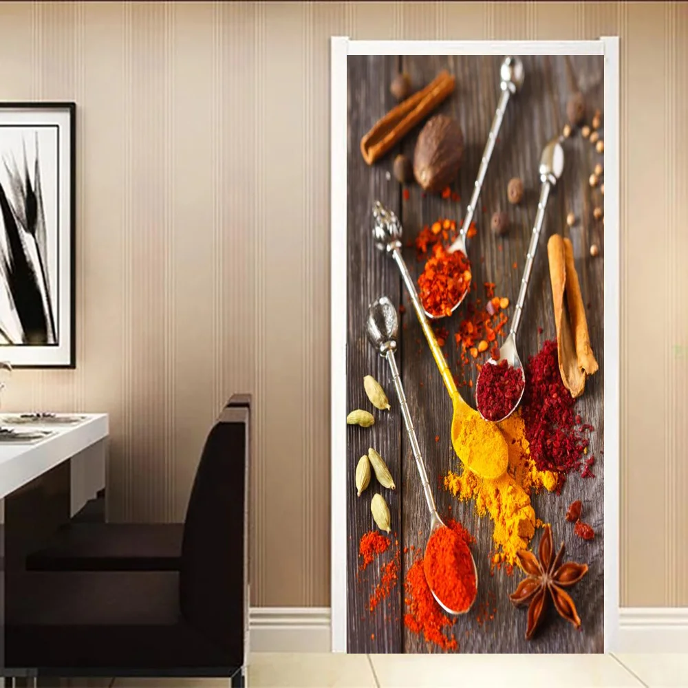 Синий абстрактный треугольник художественный постер для обновления дверей