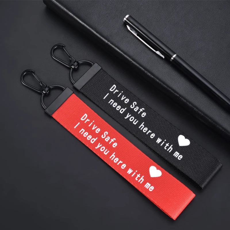 Безопасный брелок для ключей с лентами пар подарок бойфренда папы парню