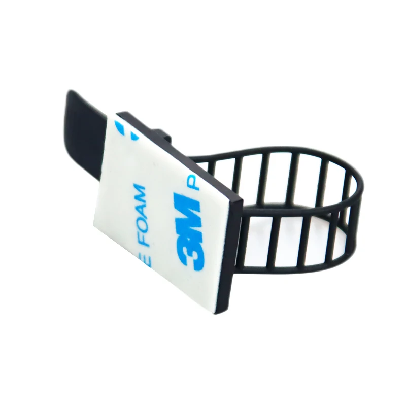 10pcs tie bases mount wire organizer clip self adhesive line fixing holder cable clamps suction positioning sucker free global shipping
