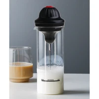 handheld electric milk frother jug cup stainless steel foamer mixer bubbler coffee blender kitchen stirrer