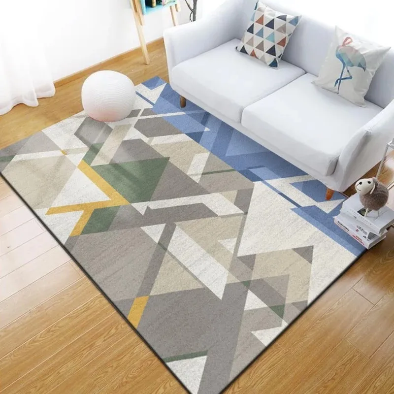 Большой домашний ковер для гостиной диван журнальный столик одеяло моющийся