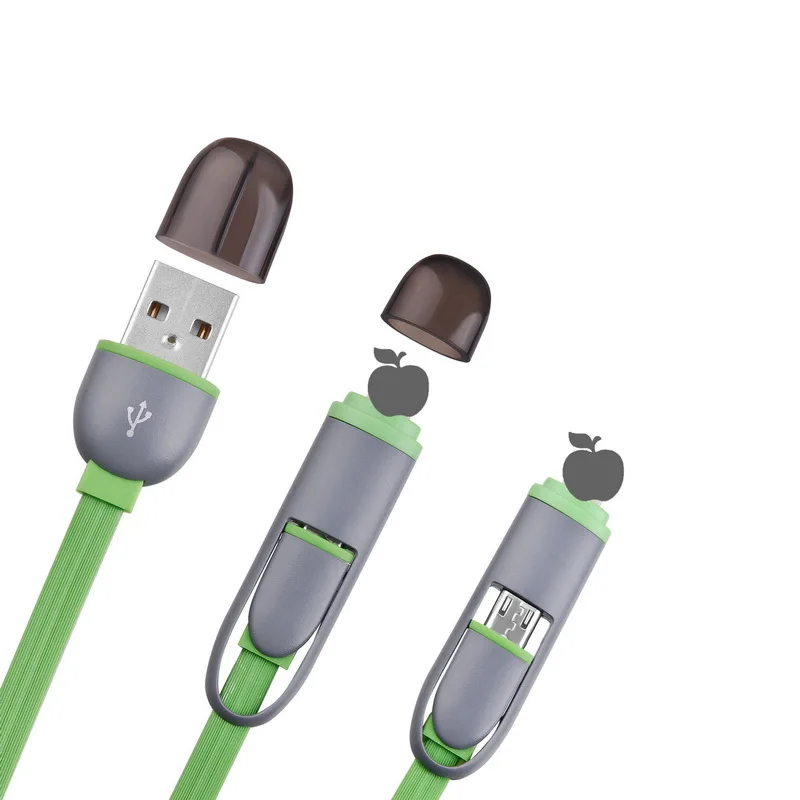 2 в 1 USB кабель для iPhone XS Max XR X 8 7 6 6S Micro USB кабель Android для samsung Xiaomi huawei Выдвижной зарядное устройство USB порт