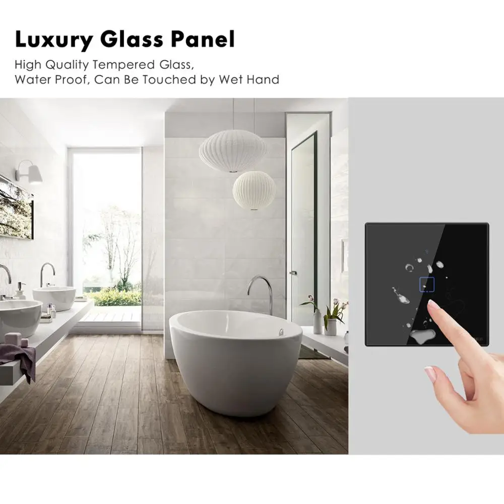 Sonoff T3 ЕС умный Wifi переключатель сенсорный/433 RF/Ewelink приложение дистанционное