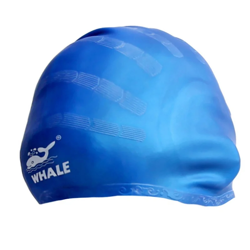 

Swimming Cap Silicone Waterproof Plus Size Colorful Adult Long Hair Sports High Elastic Adults Swim Pool Hat
