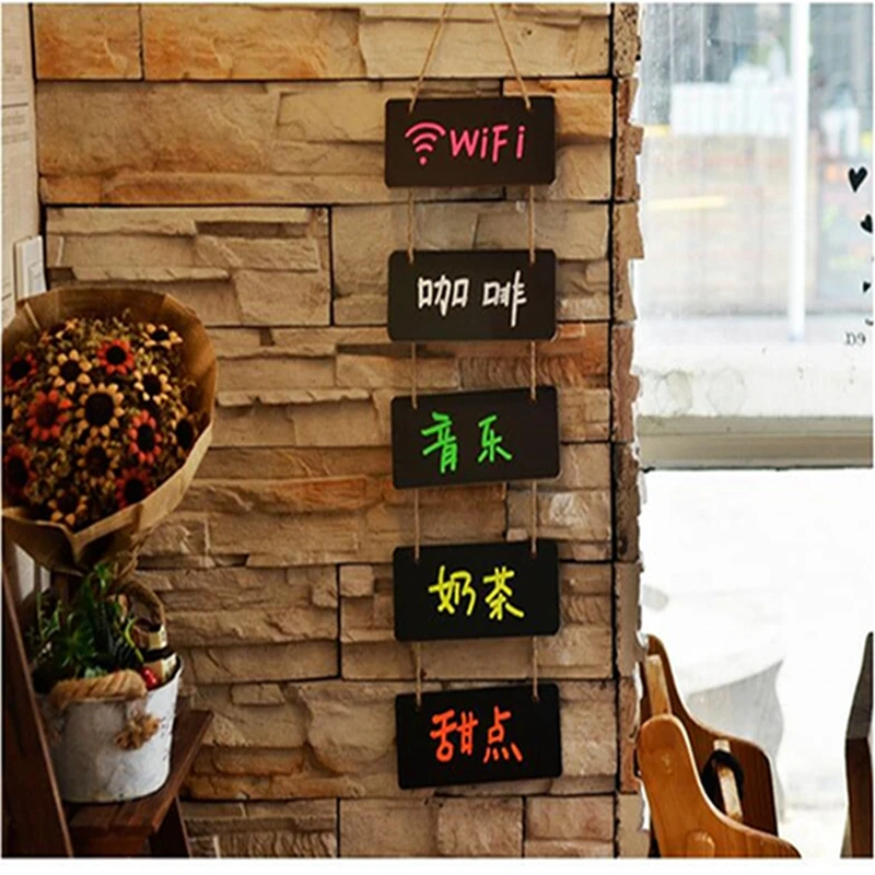 Деревянная доска с мелом для украшения свадеб вечеринок дома повседневного