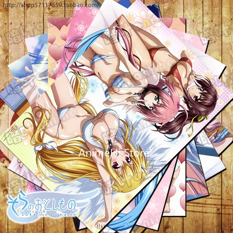 

10 шт./партия Аниме Sora no Otoshimono плакаты Икар Нимфа Астрея настенные картины для Коллекция A3 42x29 см наклейки
