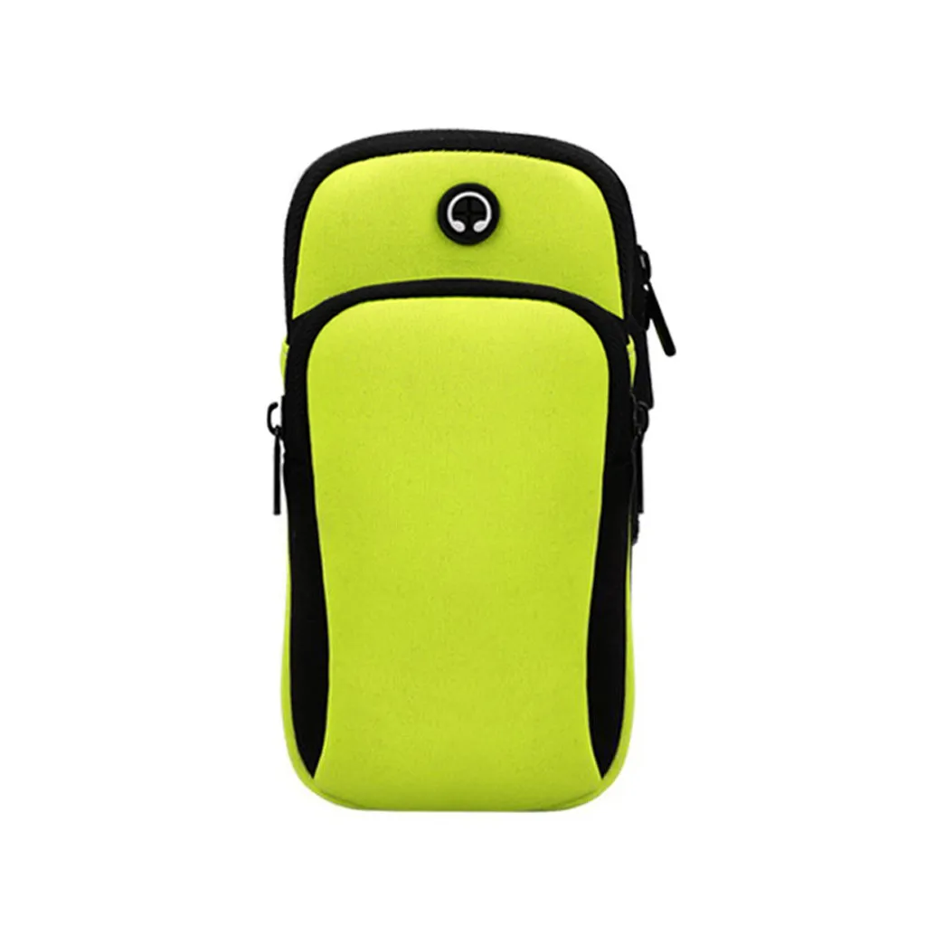 Running Wrist Band Bag Outdoor Sports Phone Arm Package Hiking Cell Strap Pocket Fitness Gym equipment Exercise Accessories New | Спорт и