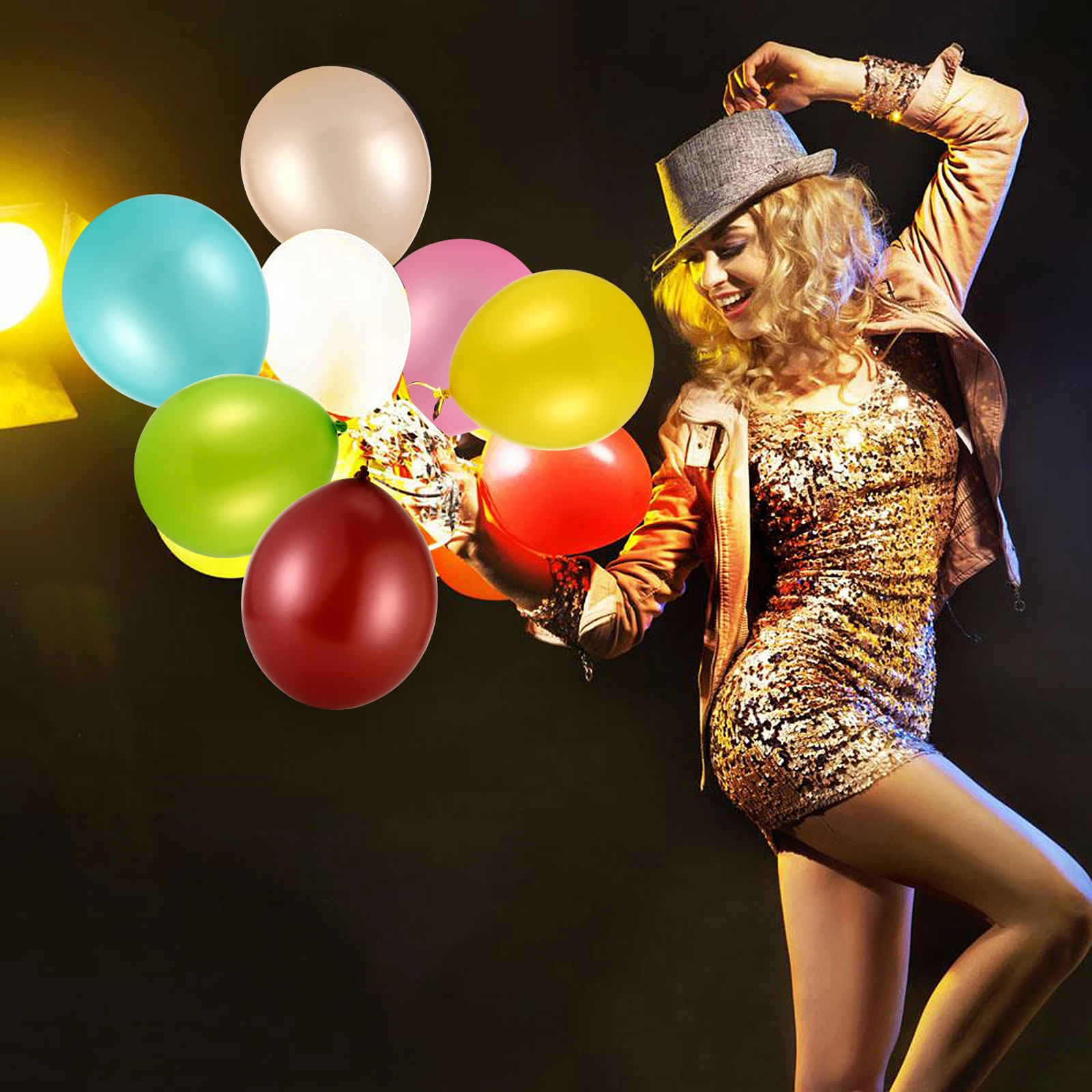 

100 шт многоцветный 12 "PearlLatex шар Юбилей День рождения украшения ко Дню Святого Валентина свадьбы детского дня рождения