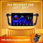 Автомагнитола PEERCE на Android 10,0 для PEUGEOT 508 2011 - 2018 RDS DSP FMAM AHD, автомагнитола, мультимедийный видеоплеер, навигация GPS, 2 din, dvd