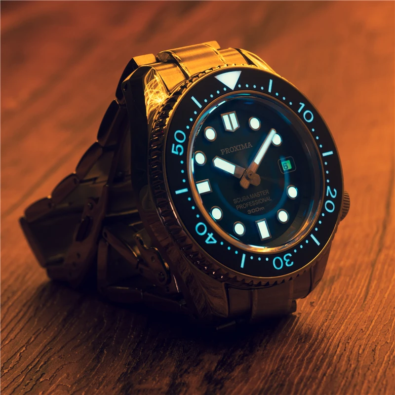 

Proxima Watches For Men Automatic Mechanical Luxury Brand NH35/SW200/PT5000 Movement Lume Date Window Men Watch 30Bar Waterproof