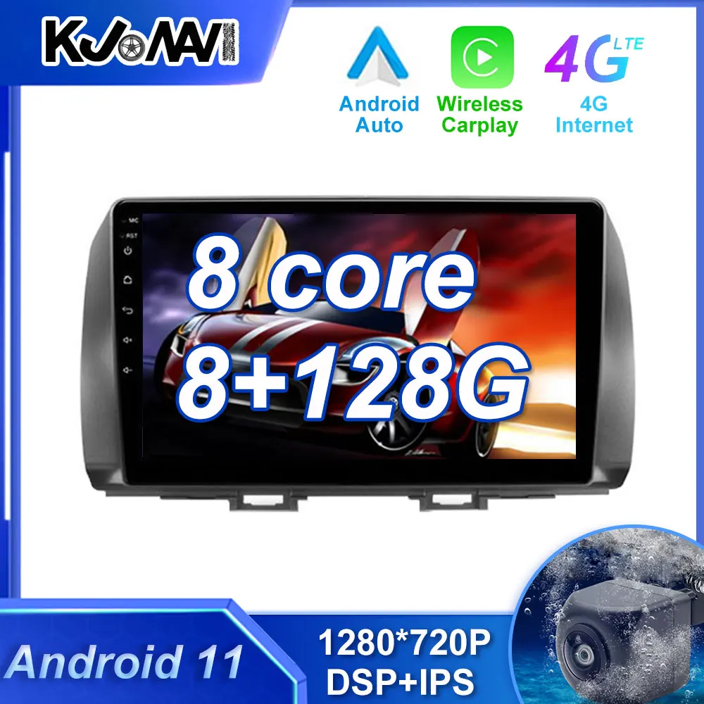 Carplay Android 11 автомобильный радиоприемник мультимедийный стерео плеер WiFi