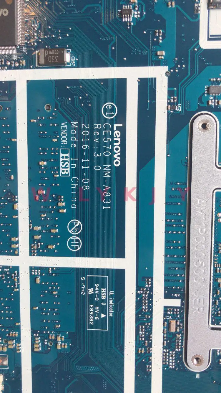 CE570 NM A831 материнская плата для ноутбука Lenovo ThinkPad E570 E570C ноутбук процессор i5 7200 GTX950M