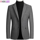 Пиджак Шерстяной, серый, деловой, однобортный, приталенный, кашемировые блейзеры