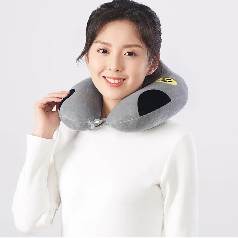 Cassia seed мультяшная u-образная Подушка для офиса путешествий студентов Nap подушки