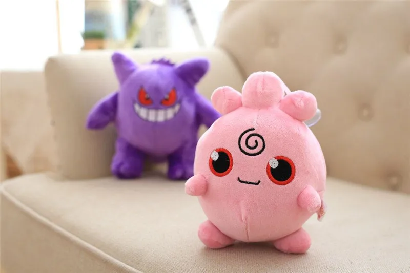 TAKARA TOMY милая плюшевая кукла Покемон носит шляпу Пикачу фильм с подвеской брошь кулон дети Рождество подарок на день рождения