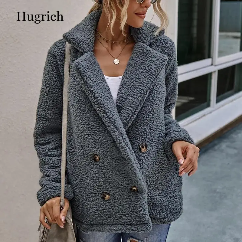

Teddy Coat Women Winter Jackets Ladies Plush Coat Warm Faux Fur Coats women Fur Jacket Fleece oversized Coat