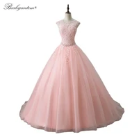 2021 new quinceanera dresses applique ball gown beads sweet 16 dress prom party gown debutante vestidos de 15 anos bm363