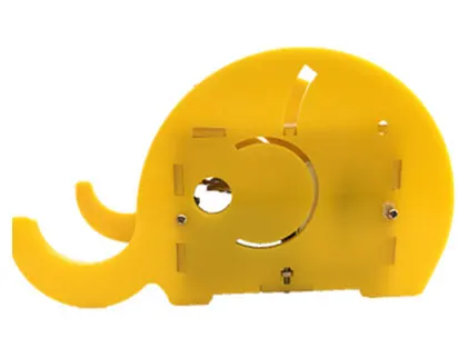 Yellow elephant Мини Милая бесполезная коробка слон кронштейн квадратной формы креативный взрослый антистресс практичные шутки смешной ловкий игрушки подарок для друзей - Цвет: Yellow elephant
