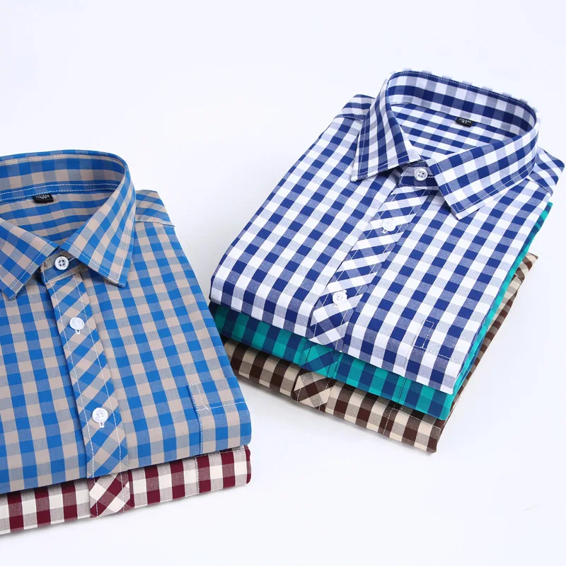 Новинка мужская рубашка с длинным рукавом деловая повседневная оксфордская