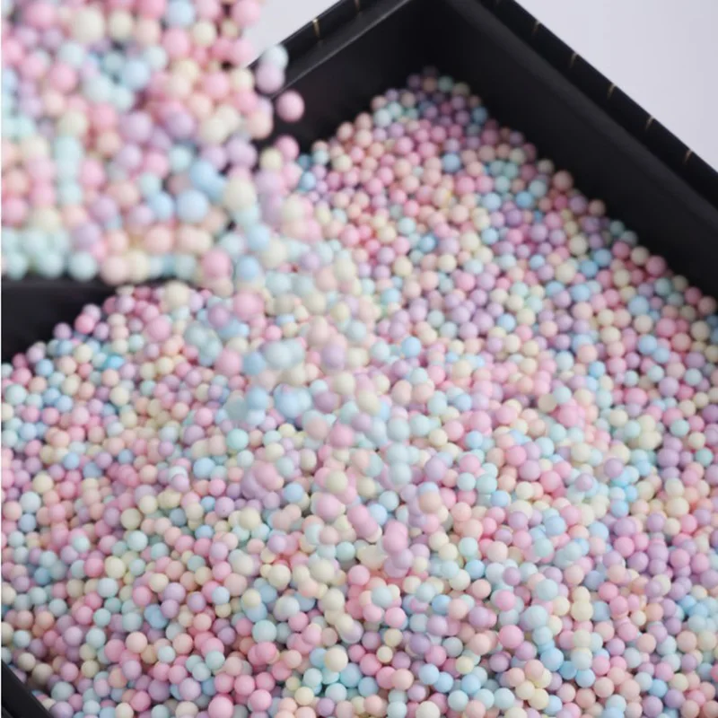 

DIY Ma Caron color foam ball flow Star gift box slime filled particles gifts surprise gift accessories 2019 hot sale 10g 25g/bag