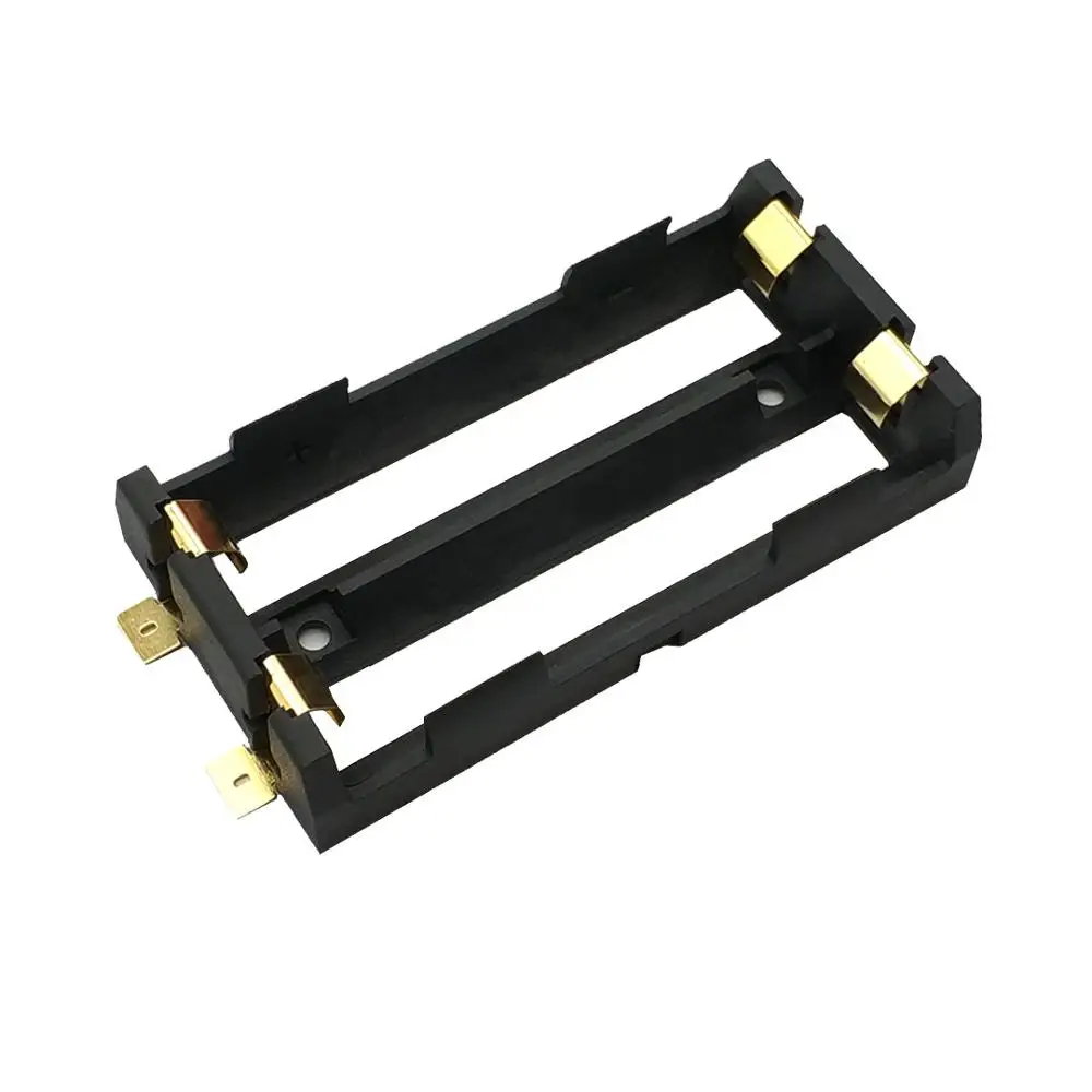 2X18650 Держатель батареи Smd Smt 18650 коробка для 2*18650 с бронзовые значки| |