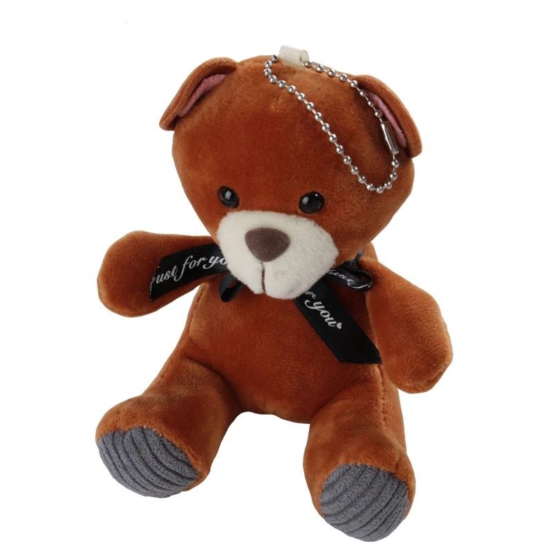 Милый пушистый медведь игрушка чучело детская кроватка коляска мягкие игрушки