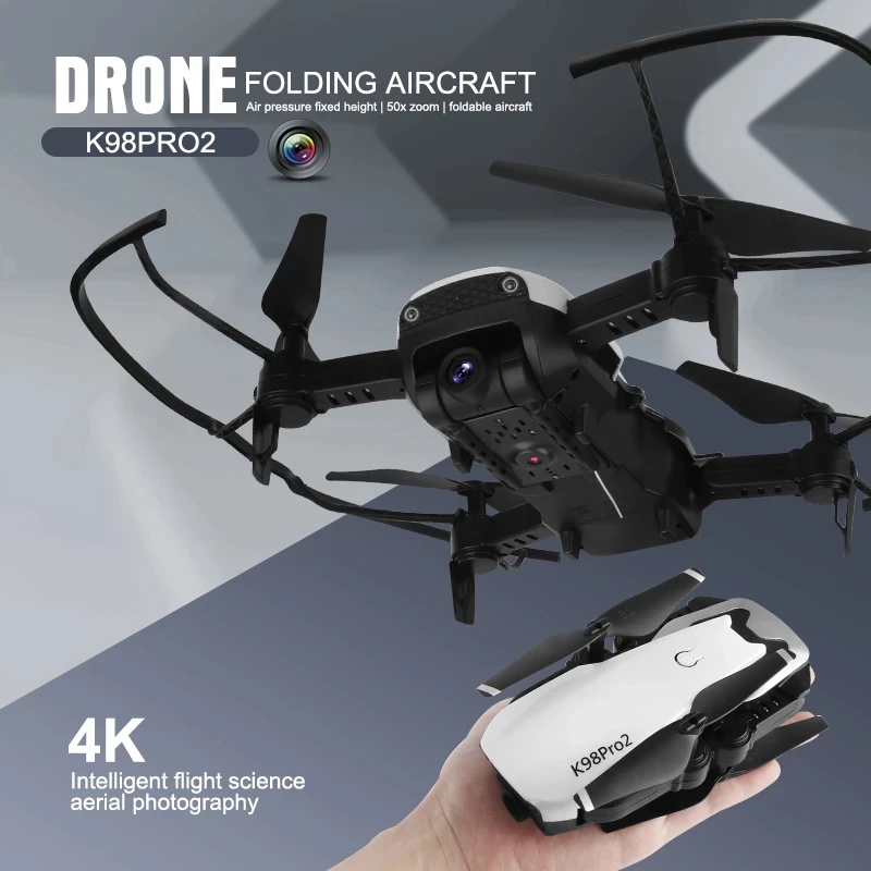 

Дрон K98 Pro 2 с двойной камерой 4K HD и Wi-Fi