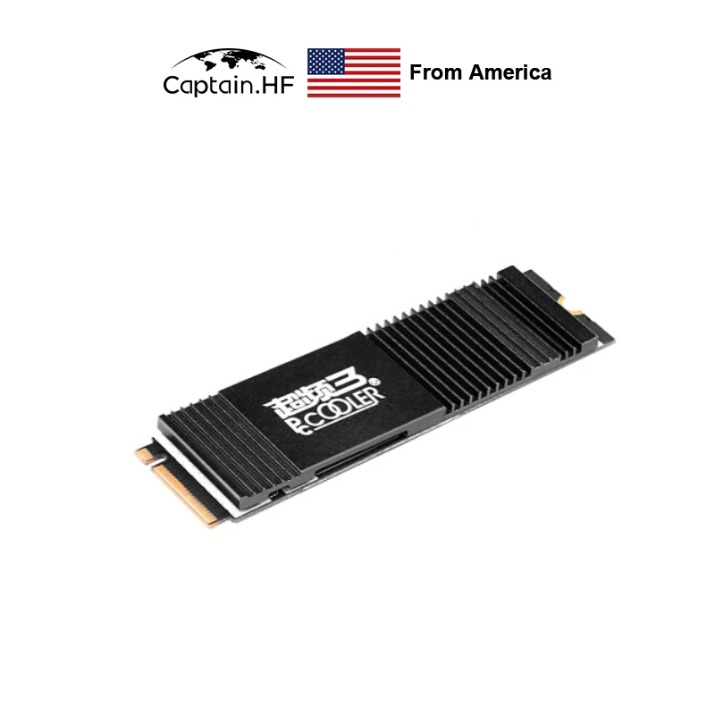 

US Captain PC Cooler 128GB, 256GB SSD Solid State Drive M.2 Interface NVMe Protocol PCIE3.0 M.2 128G, 256G Black