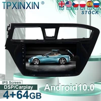 for hyundai i20 2015 2017 android 10 carplay radio player car gps navigation head unit car stereo wifi dsp bt