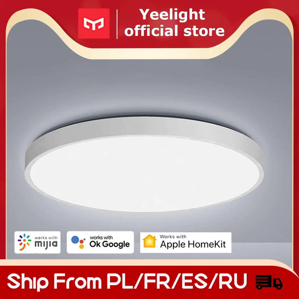 Умные потолочные светильники Yeelight 450C/550C поддержка Homekit Bluetooth дистанционное