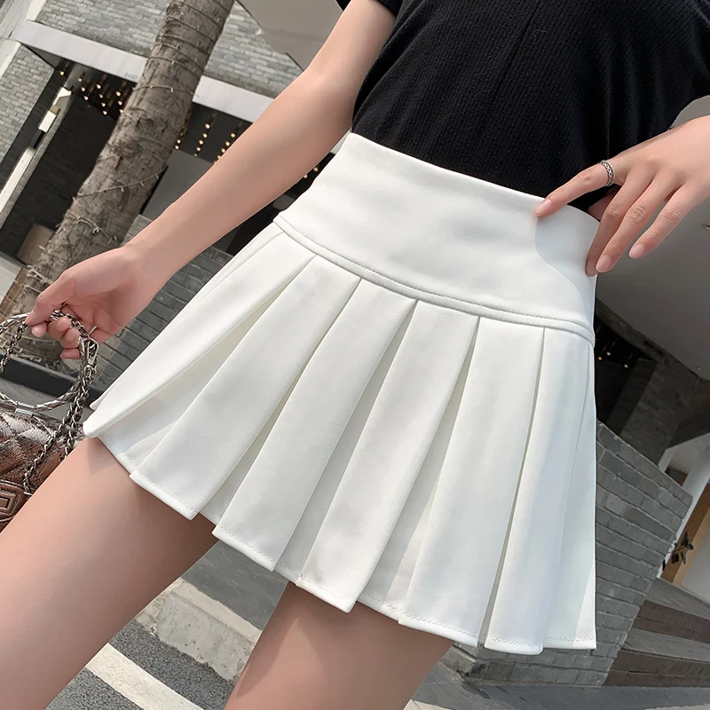 Модная Женская эластичная мини-юбка с завышенной талией пикантная Антибликовая