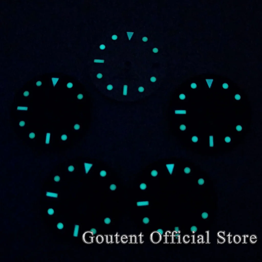 

Goutent 28.5mm Sterile Watch Dial Rose Gold Edge For NH35/NH35A ETA2824/2836 Miyota 8205/8215/821A DG2813/3804 Movement