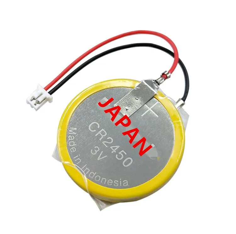 Новые оригинальные аккумуляторы CR2450 2 шт./лот со штырьковой вилкой проводные