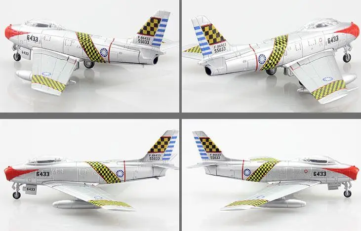 F-86 Sabre Китай 6433 1/100 литая под давлением модель самолета Атлас |
