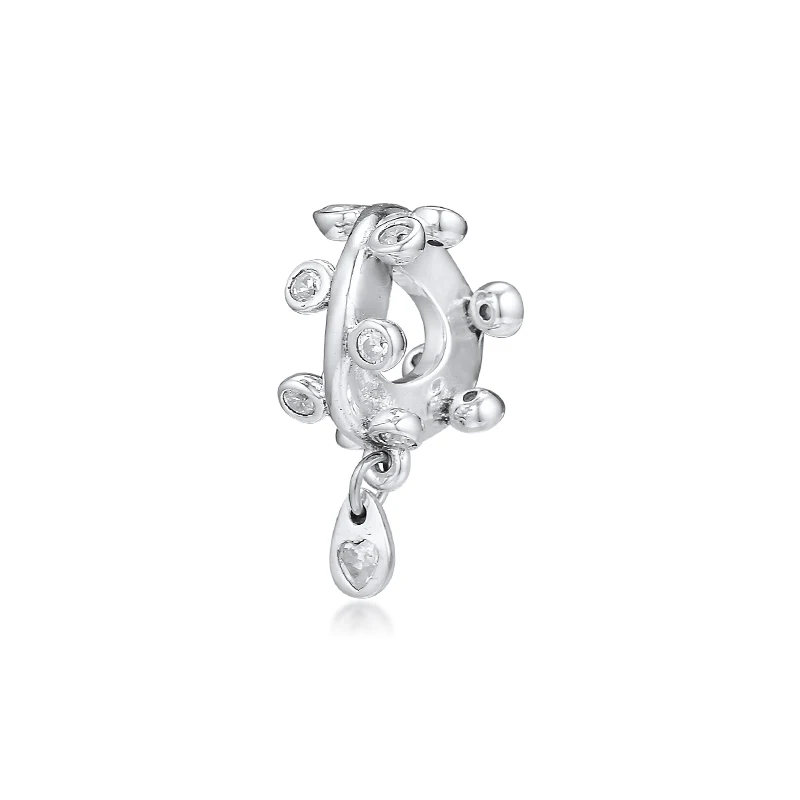 DIY Подходит для Pandora Браслеты в виде капелек люстры Висячие бусины 100%
