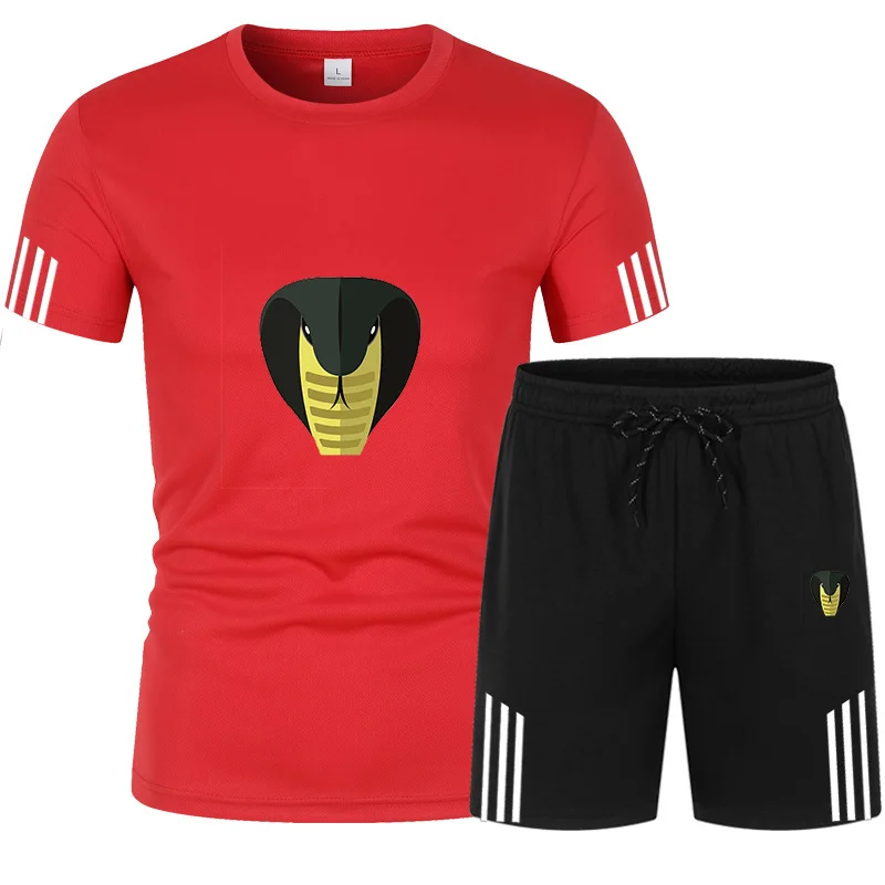 

New brand pure cotton short sleeve shorts set, men's and women's clothing set.It bears 12 Chinese zodiac snakes Culture. Spiritu